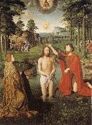 Gerard David The Baptism of Christ oil painting on canvas